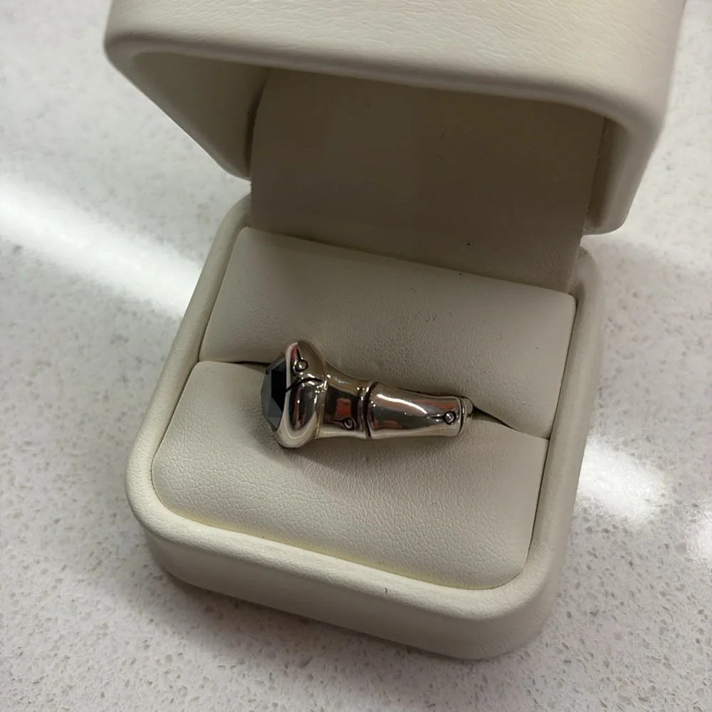 John Hardy Sterling Silver Bamboo collection ring - Picture 2 of 4